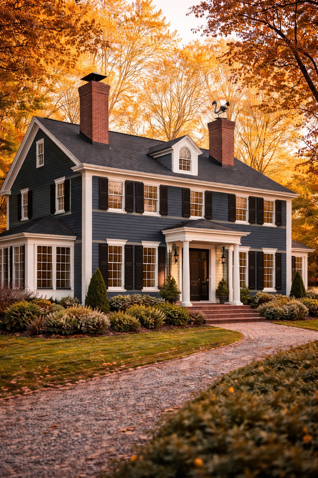 New England home exterior